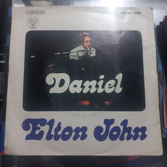 Elton John Daniel Simple 7" 2da. Mano Usado Muy Bien + VG+