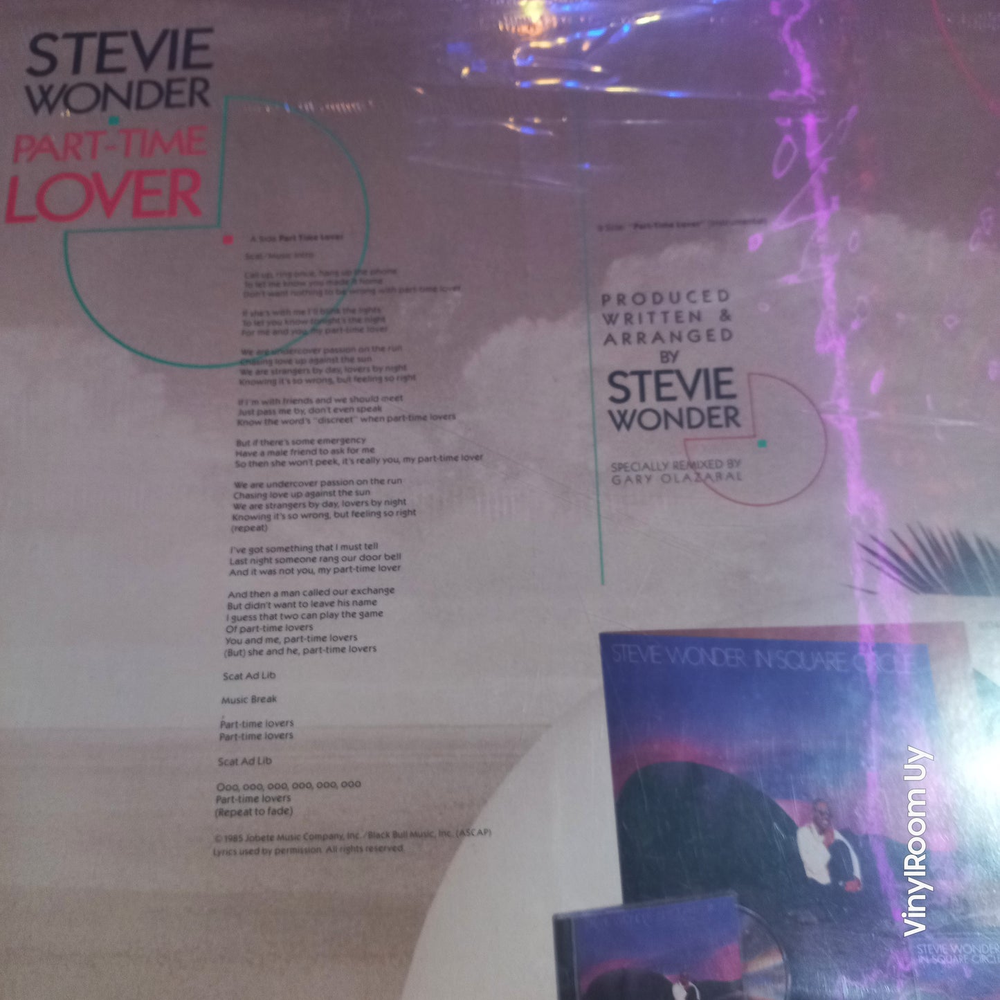 Stevie Wonder Part Time Lover Maxi 2da. Mano Usado en Excelente Estado