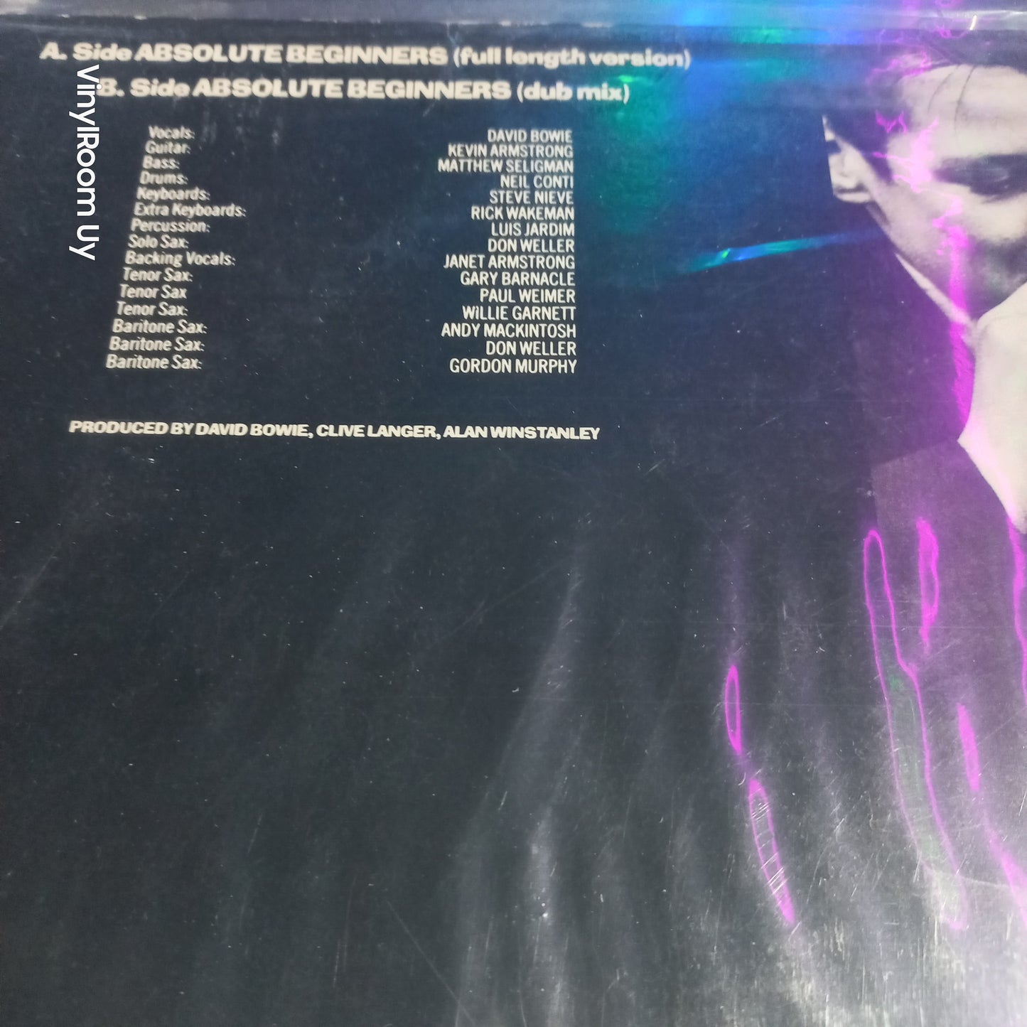 David Bowie Absolute Beginners Maxi 2da. Mano Usado en Excelente Estado