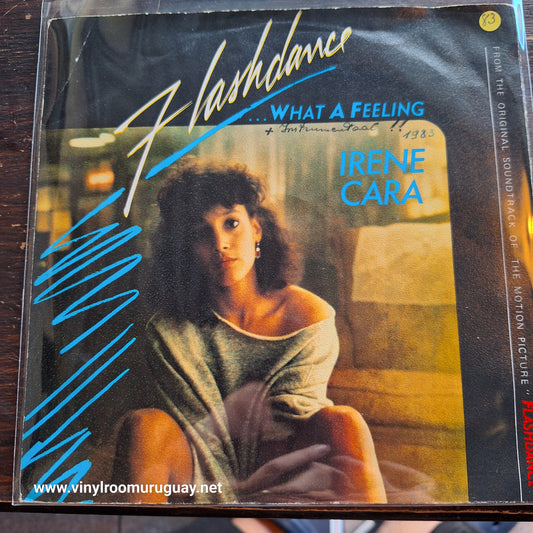 Irene Cara What a Feeling Simple 7" 2da. Mano Usado Muy Bien + VG+