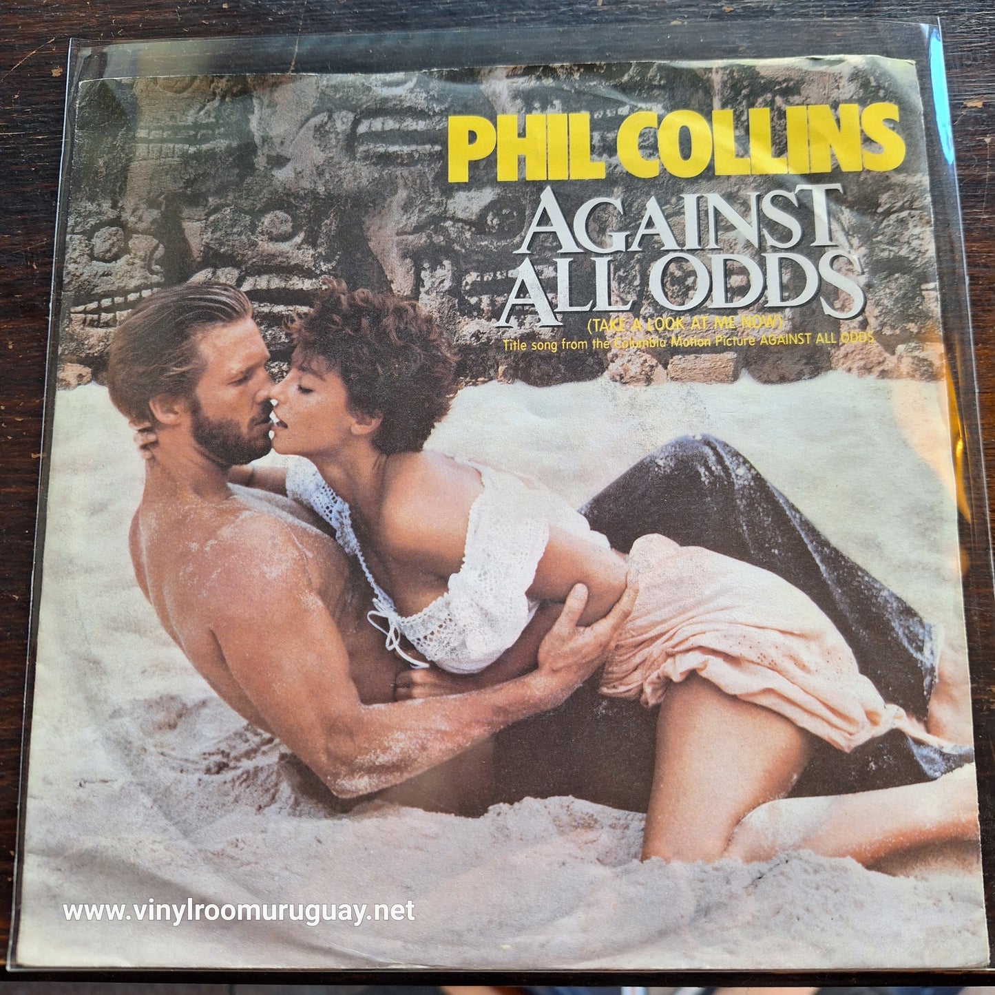 Phil Collins Against All Odds Simple 7" 2da. Mano Usado Muy Bien + VG+