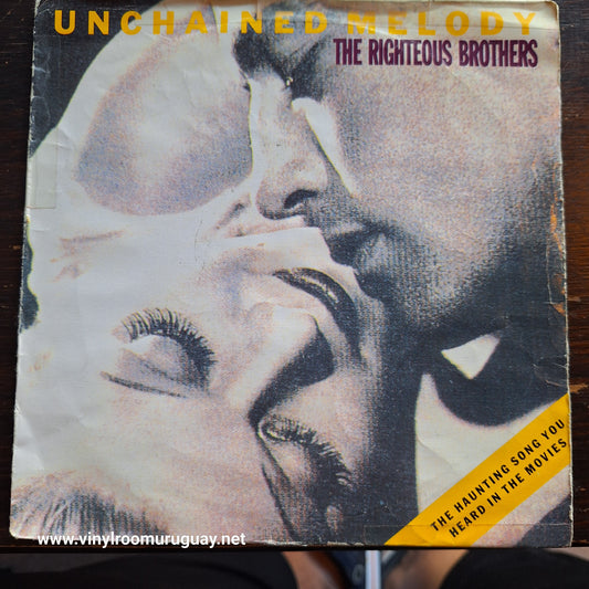 The Righteous Brothers Unchained Melodie Simple 7" 2da. Mano Usado Muy Bien + VG+