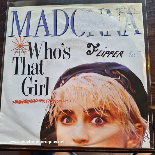 Madonna Whos that Girl Simple 7" 2da. Mano Usado Muy Bien + VG+