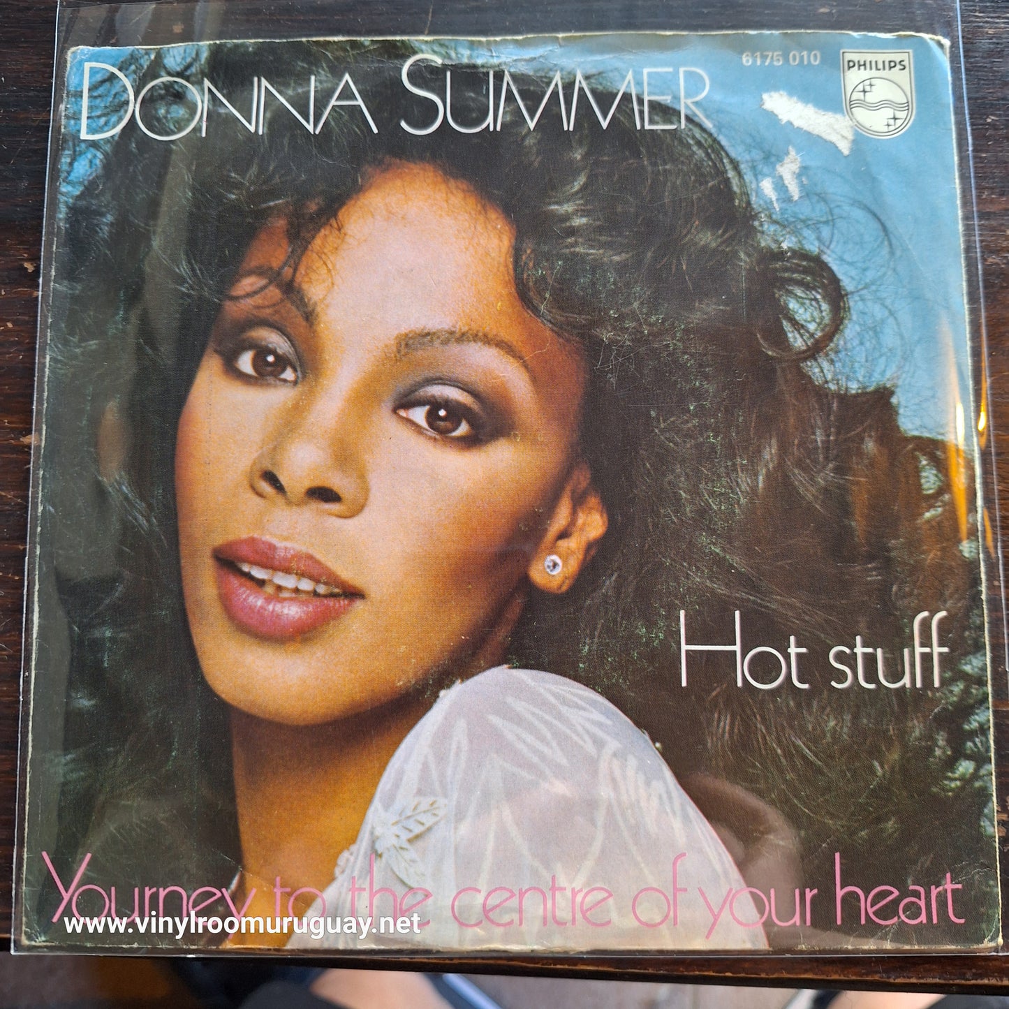 Donna Summer Hot Stuff Simple 7" 2da. Mano Usado Muy Bien + VG+