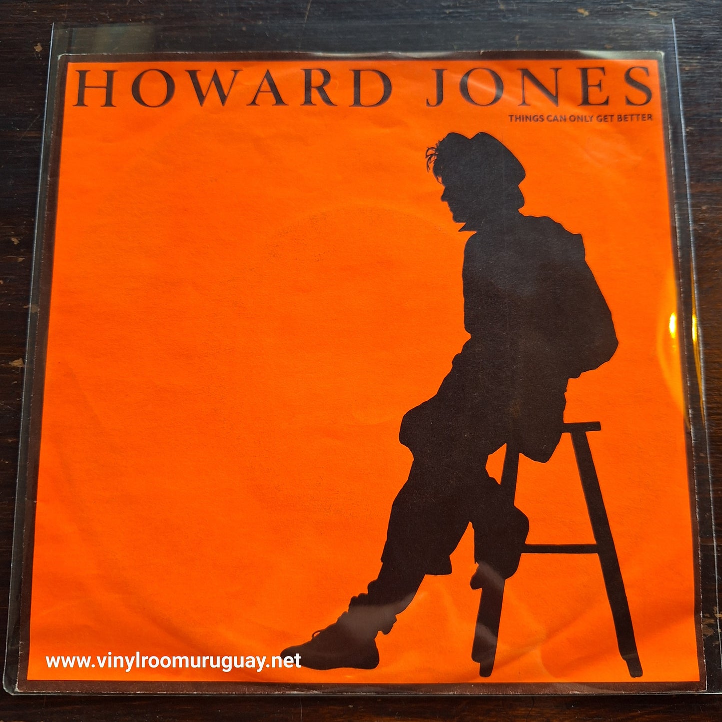 Howard Jones Things Can Only Get Better Simple 7" 2da. Mano Usado Muy Bien + VG+