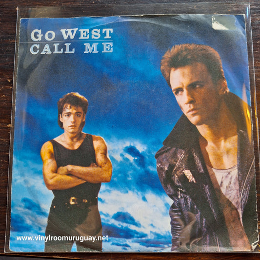 Go West Call Me Simple 7" 2da. Mano Usado Muy Bien + VG+