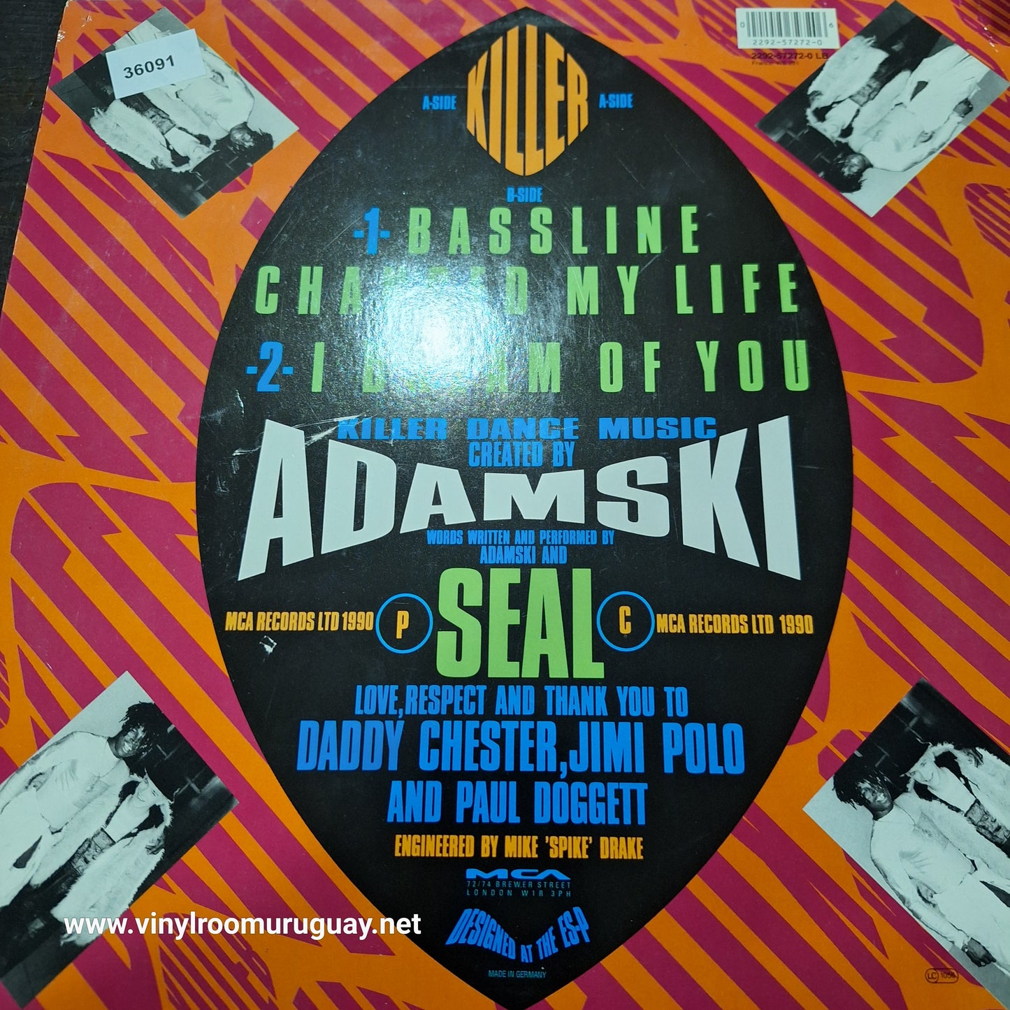 Adamski BAssline Changed My Life 2da. Mano Usado en Excelente Estado