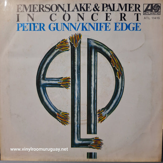 Emerson Lake and Palmer Peter Gunn Simple 7" 2da. Mano Usado Muy Bien + VG+