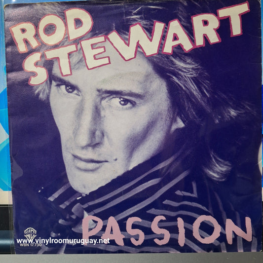 Rod Stewart Passion Simple 7" 2da. Mano Usado Muy Bien + VG+