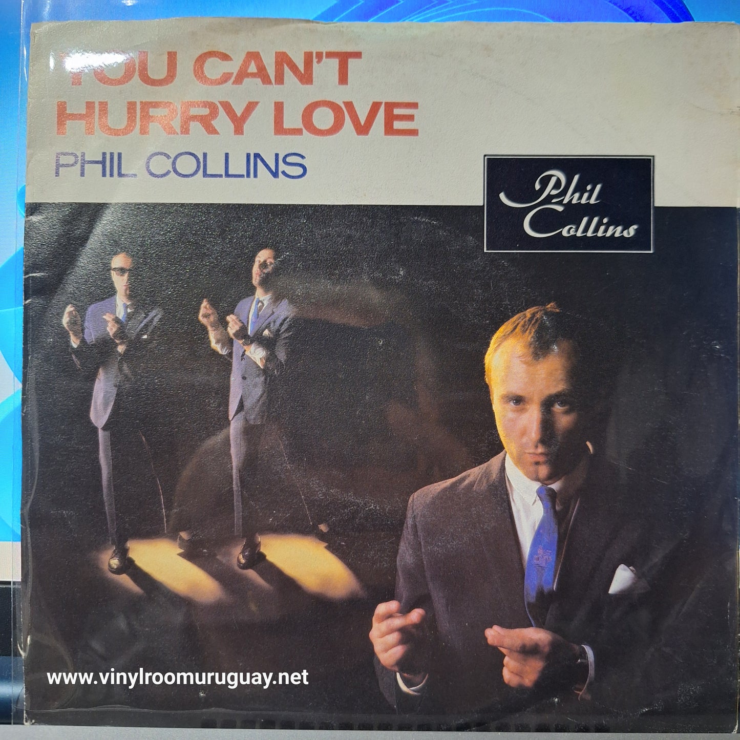 Phil Collins Cant Hurry Love Simple 7" 2da. Mano Usado Muy Bien + VG+