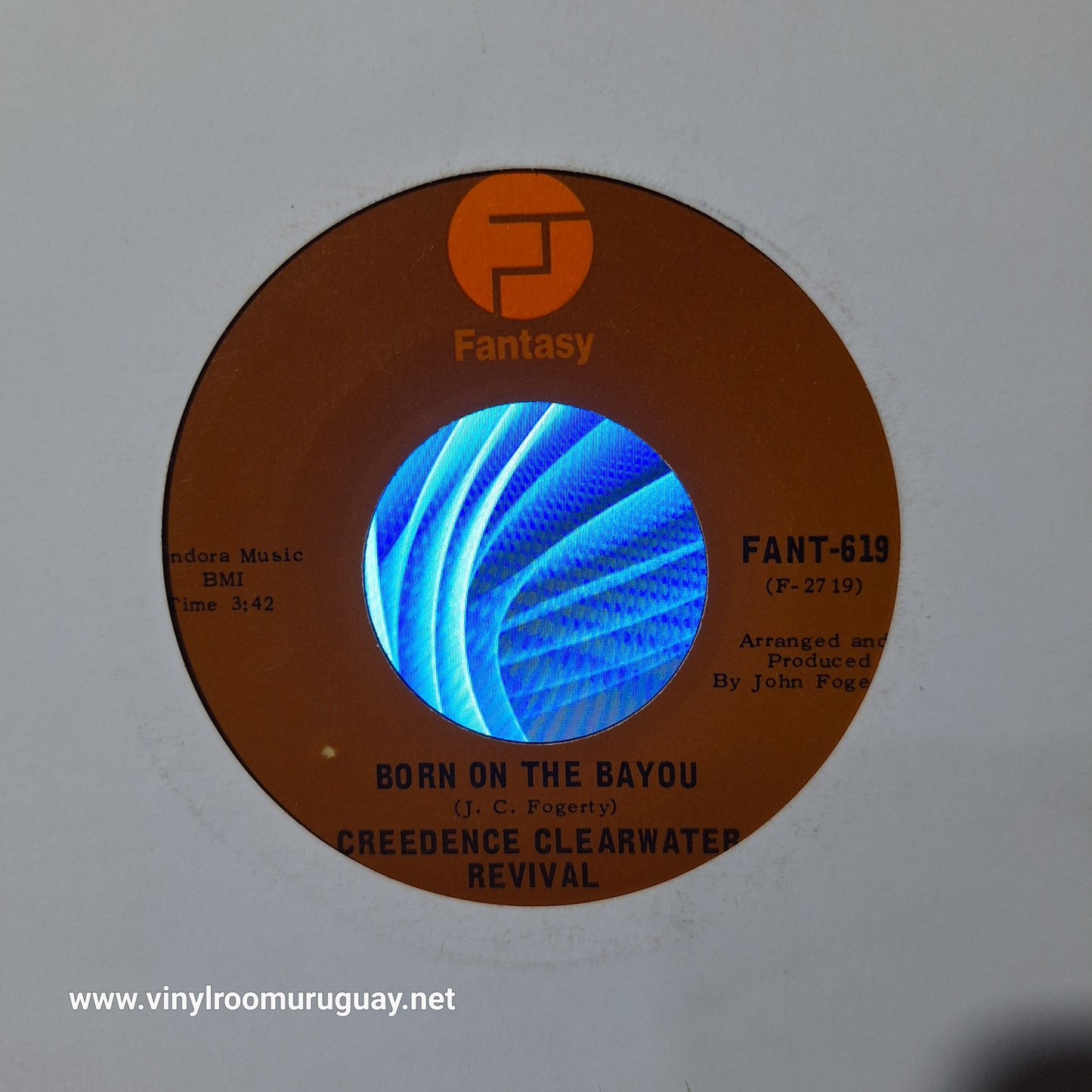 Creedence Proud Mary / Born in the Bayou Simple 7" 2da. Mano Usado Muy Bien + VG+