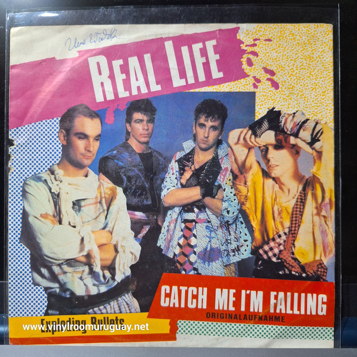 Real Life Catch Me Im Falling Simple 7" 2da. Mano Usado VG+