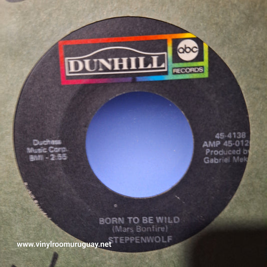 Steppenwolf Born to Be Wild Simple 7" 2da. Mano Usado Muy Bien + VG+