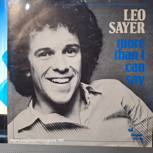 Leo Sayer More Than I Can Say Simple 7" 2da. Mano Usado Muy Bien + VG+