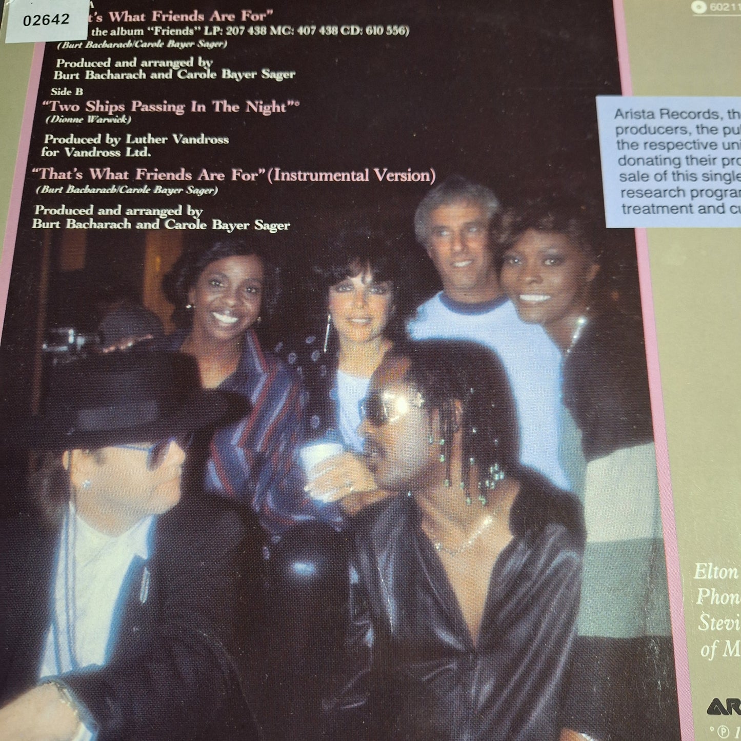 Dionne Warwick Thats What Friends are For Mix Maxi 2da. Mano Usado VG+