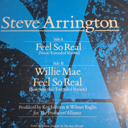 Steve Arrington Feel so Real Maxi 2da. Mano Usado VG+