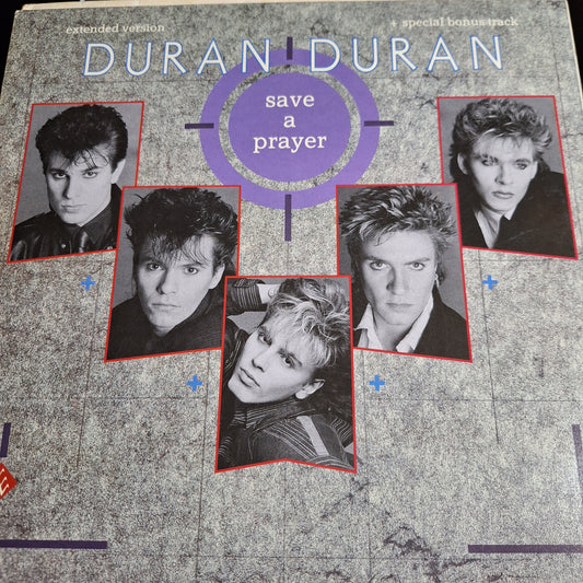 Duran Duran Save a Prayer Maxi 2da. Mano Usado VG+