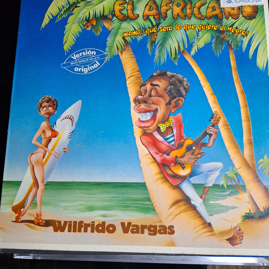 Wilfrido Vargas El Africano Mami que sera lo que quiere el Negro Maxi 2da. Mano Usado VG+