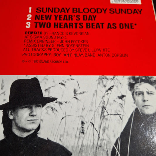 U2 Sunday Bloody Sunday y MAS..... Maxi 2da. Mano Usado VG+