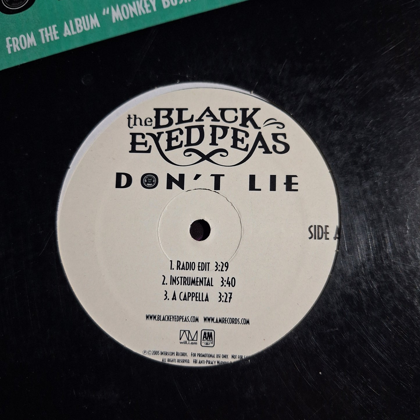 Black Eyed Peas Dont Lie Maxi 2da. Mano Usado VG+