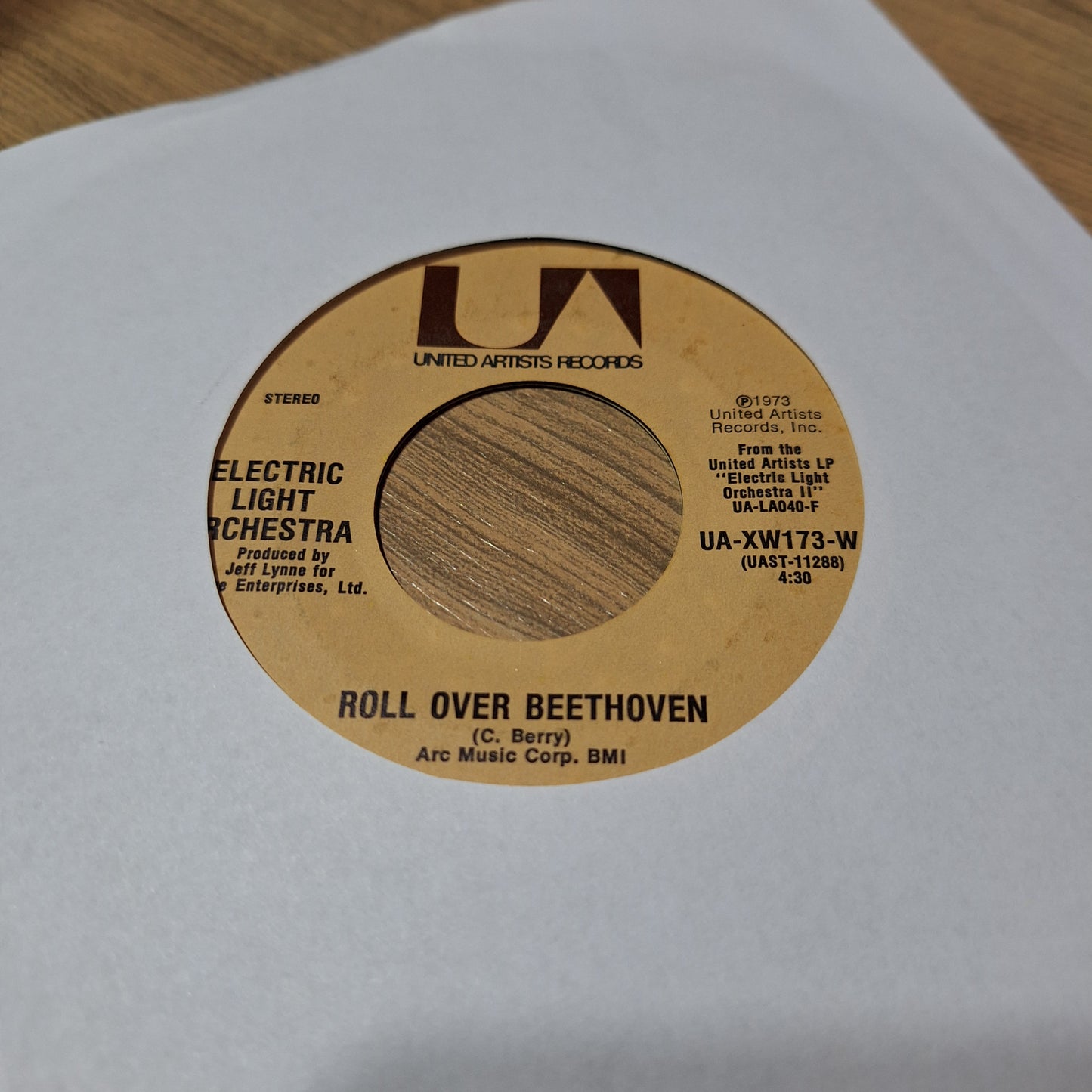 Electric Light Orchestra Roll Over Beethoven Simple 7" de Epoca VG+