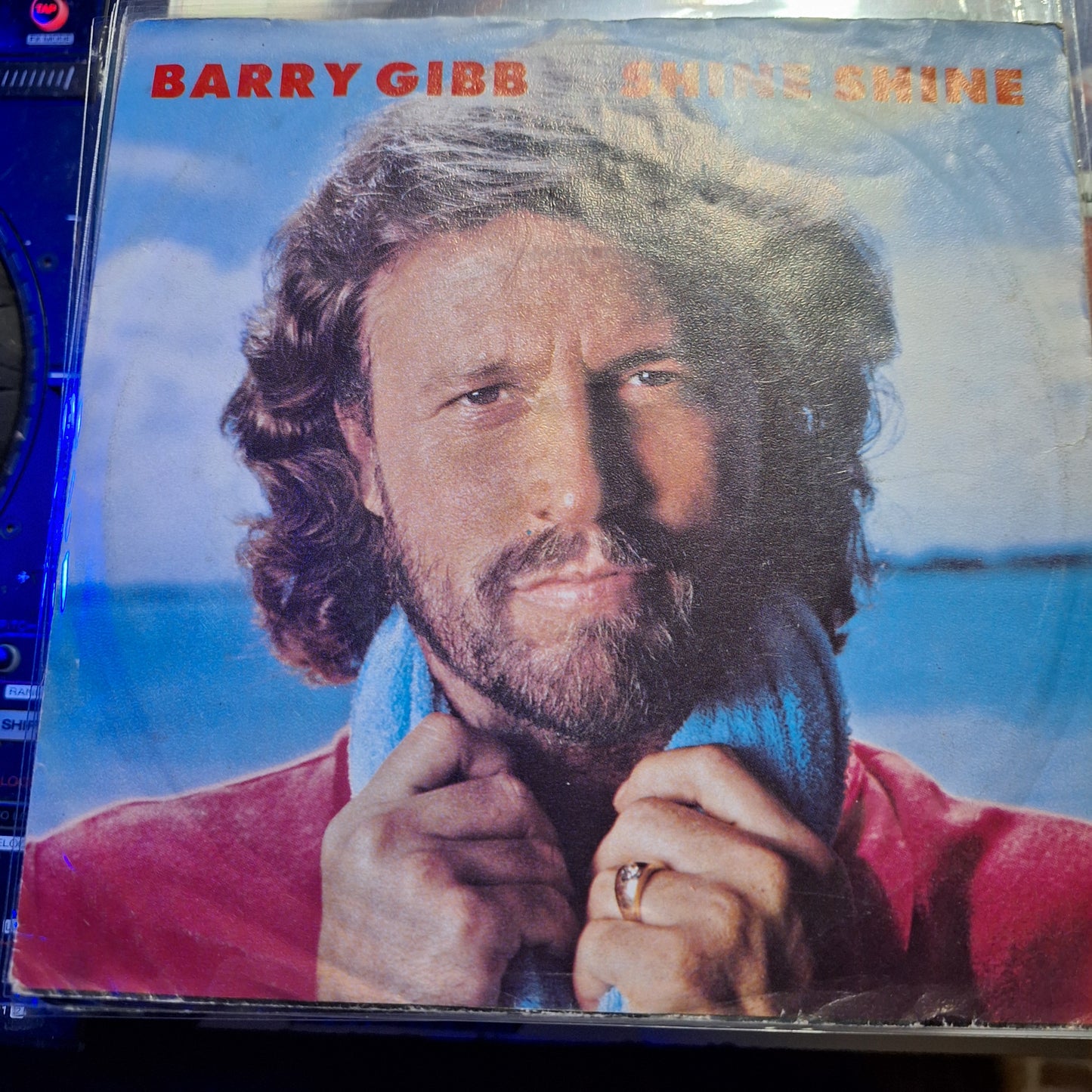 Barry Gibb Shine Shine Simple 7" de Epoca VG+