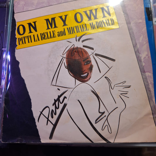 Patti La Belle On My Own Simple 7" de Epoca VG+