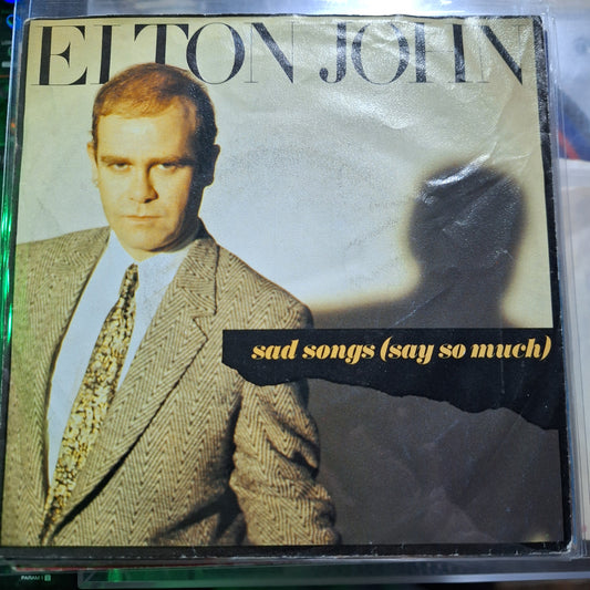 Elton John Sad Songs Simple 7" de Epoca VG+