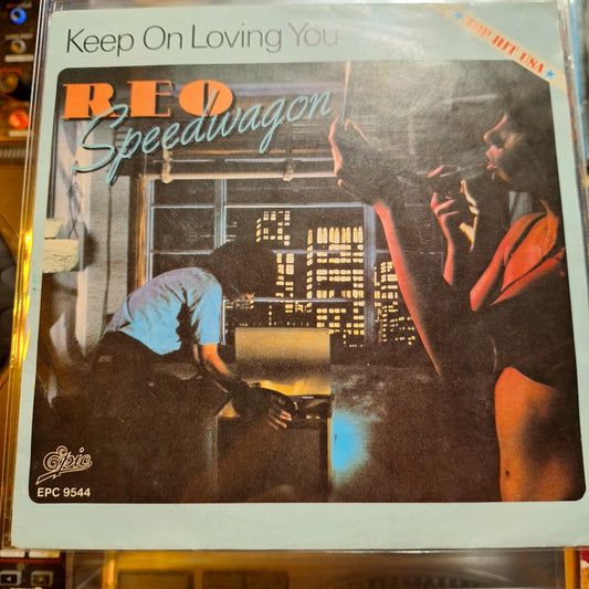 Reo Speedwagon Keep on Loving You Simple 7" de Epoca VG+