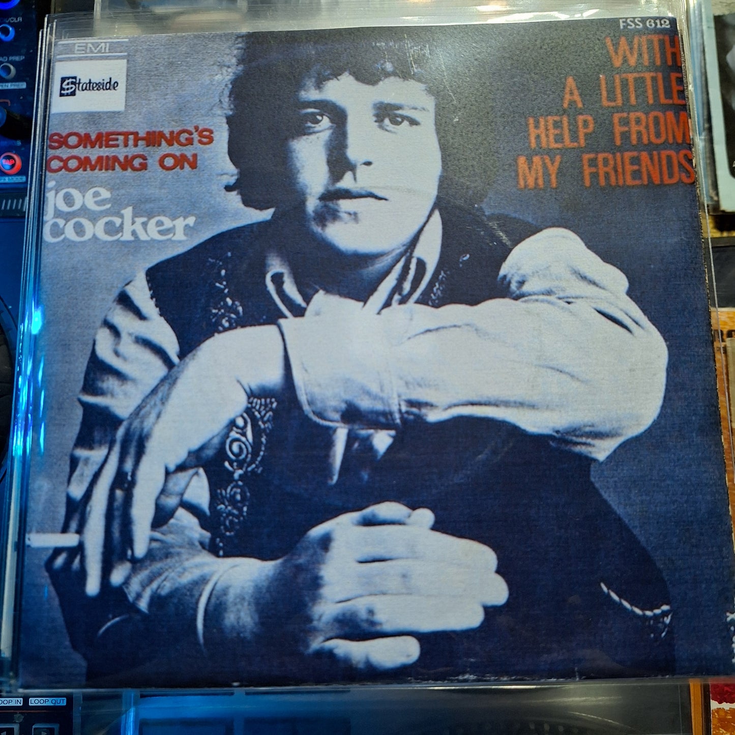 Joe Cocker With a little help of my friends Simple 7" de Epoca VG+