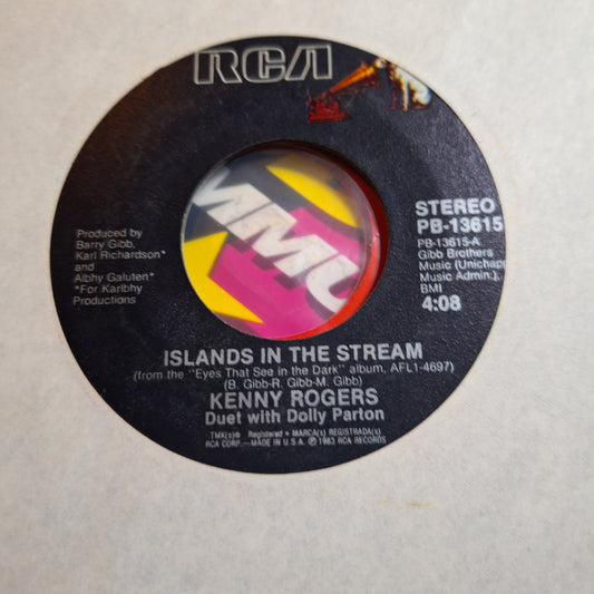 Kenny Rogers Islands in the STream Simple 7" de Epoca VG+