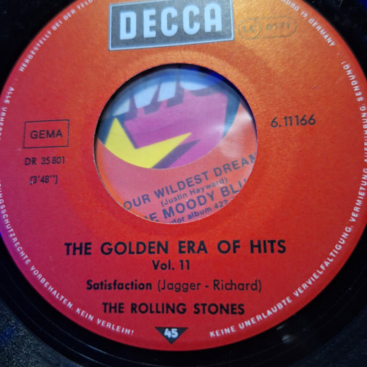 The Rolling Stones Satisfaction Simple 7" de Epoca VG+