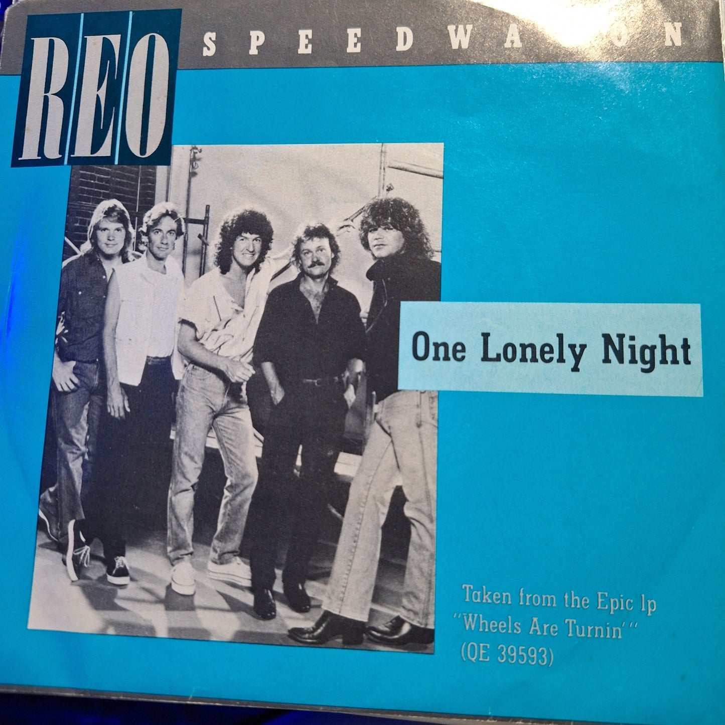 Reo Speedwagon One Lonely Night Simple 7" de Epoca VG+