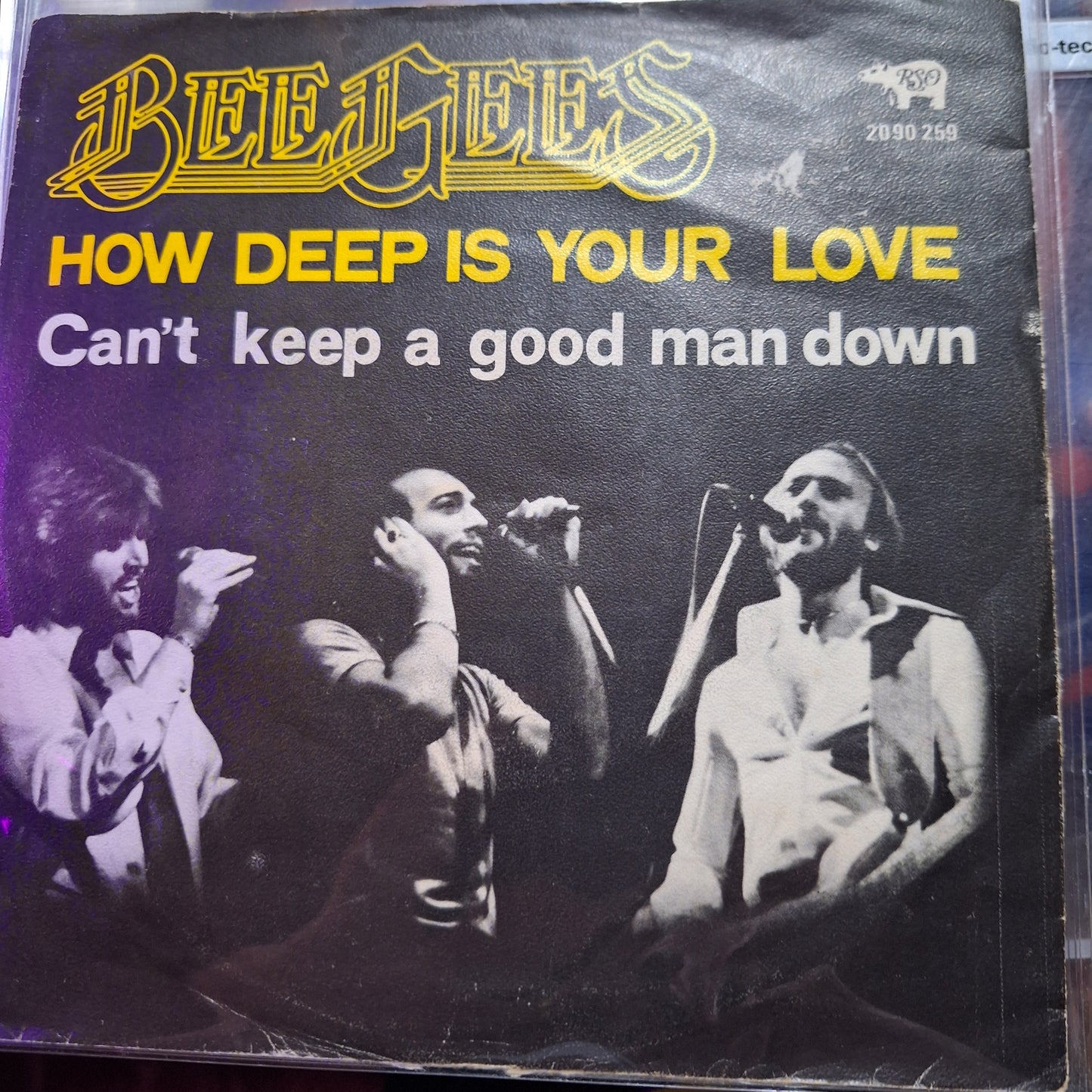 Bee Gees How Deep Is Your Love Simple 7" de Epoca VG+