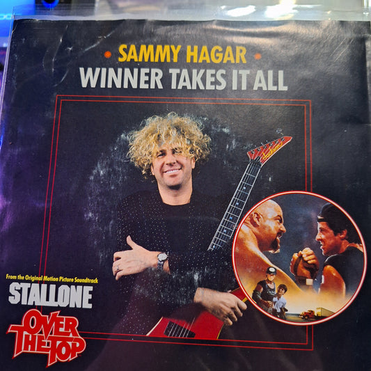 Sammy Hagar Winner TAkes it All Simple 7" de Epoca VG+