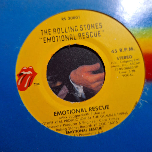 The Rolling Stones Emotional Rescue Simple 7" de Epoca VG+