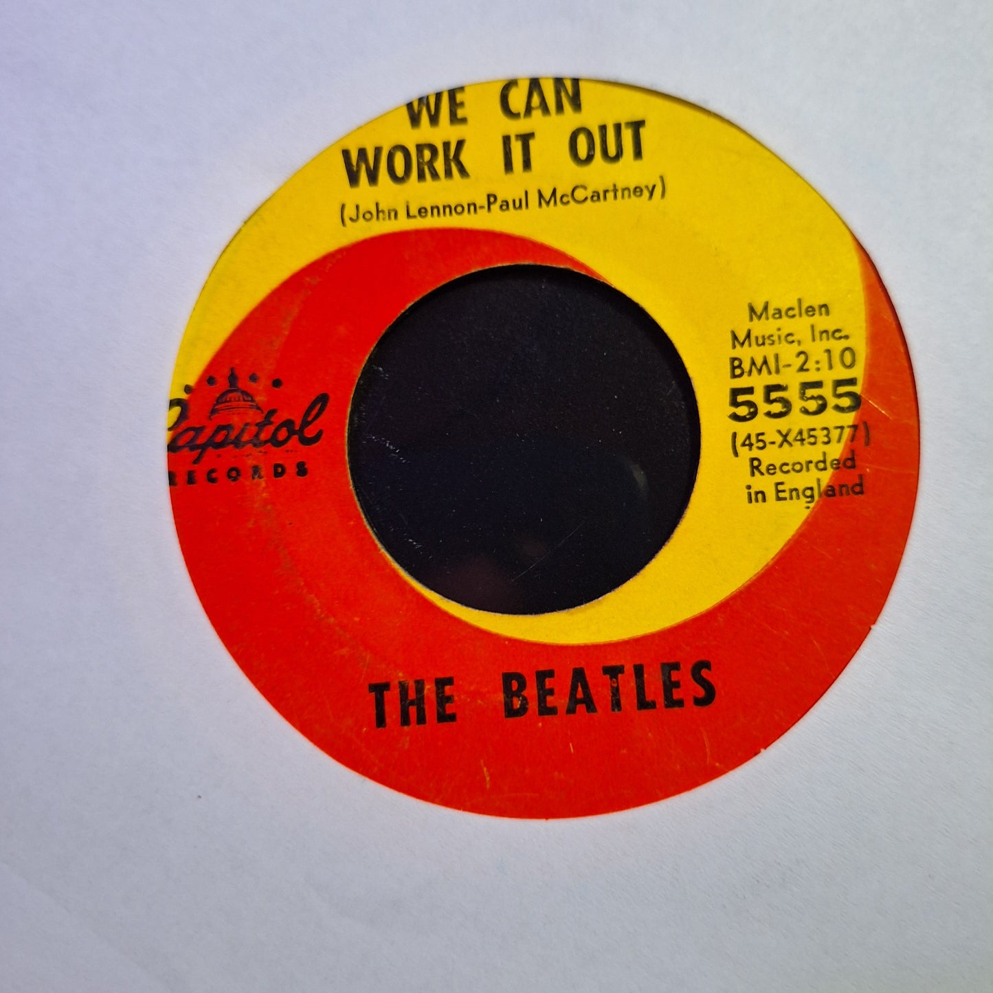 The Beatles Day Tripper / We can work it out Simple 7" De Epoca VG+