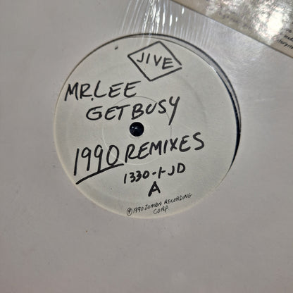 Mr. Lee Get Busy 1990 Remixes Maxi 2da. Mano Usado en Excelente Estado