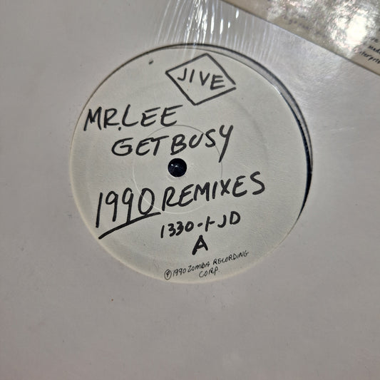 Mr. Lee Get Busy 1990 Remixes Maxi 2da. Mano Usado en Excelente Estado