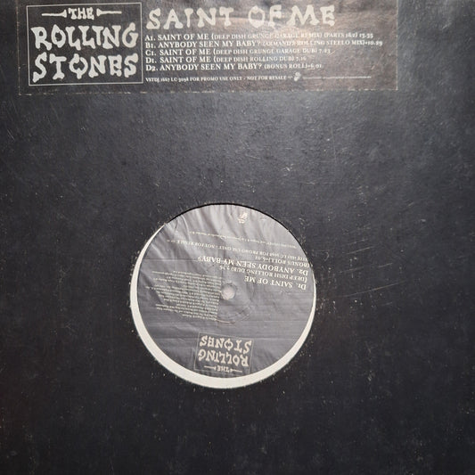 The Rolling Stones Saint of Me / Anybody Seen my Baby Remixes Maxi 2da. Mano Usado en Excelente Estado