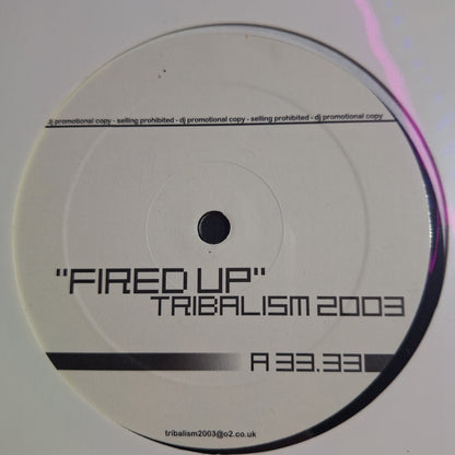 Tribalism 2003 Fired Up Drums on Fire Maxi 2da. Mano Usado en Excelente Estado