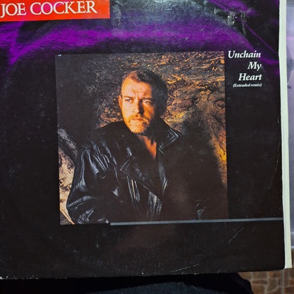 Joe Cocker Unchain My Heart Maxi 2da. Mano VG+