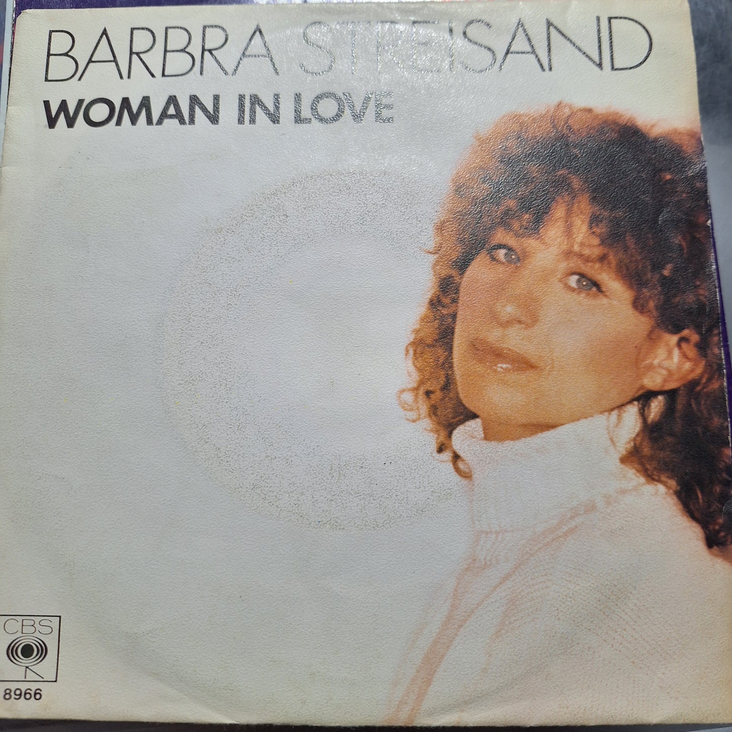 Barbra Streisand Woman in Love Simple 7" de Epoca VG+