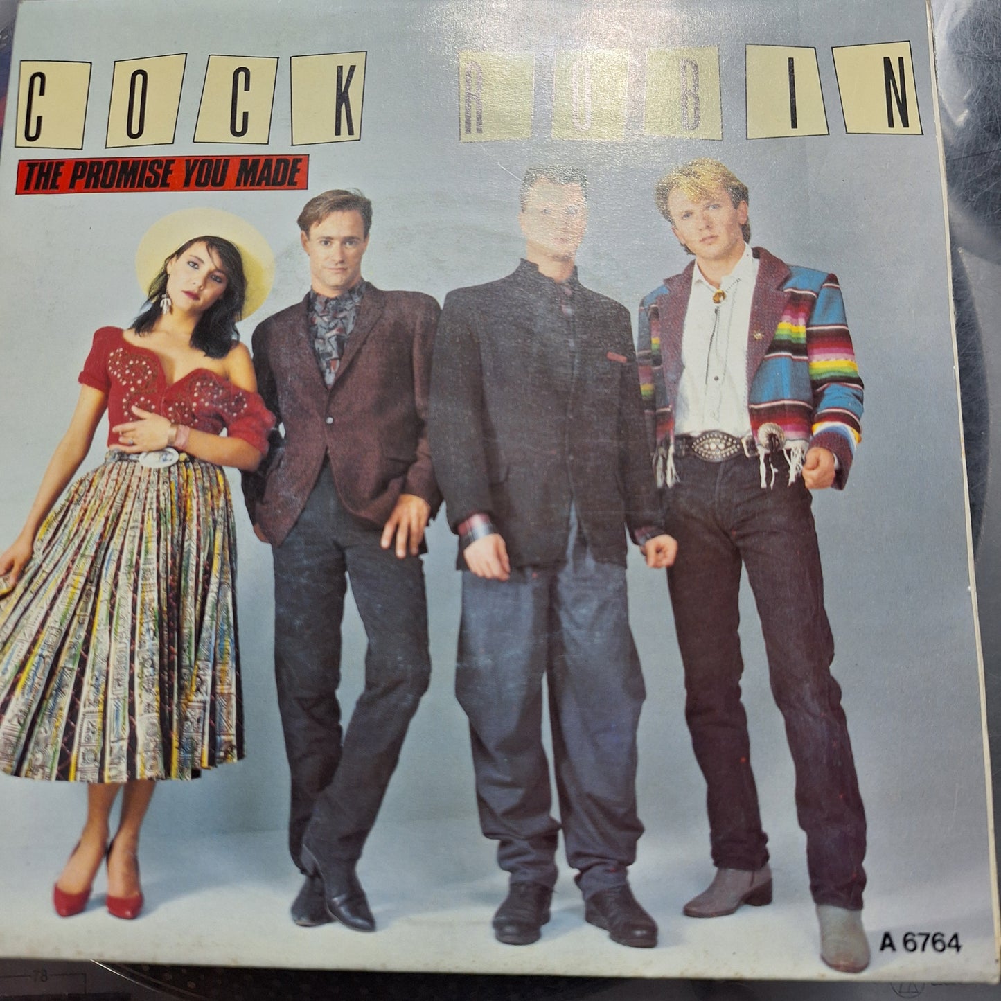 Cock Robin The Promise You Made Simple 7" de Epoca VG+