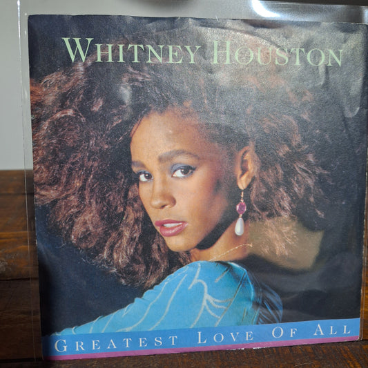 Whitney Houston Greatest Love of All Simple 7" De Epoca VG+