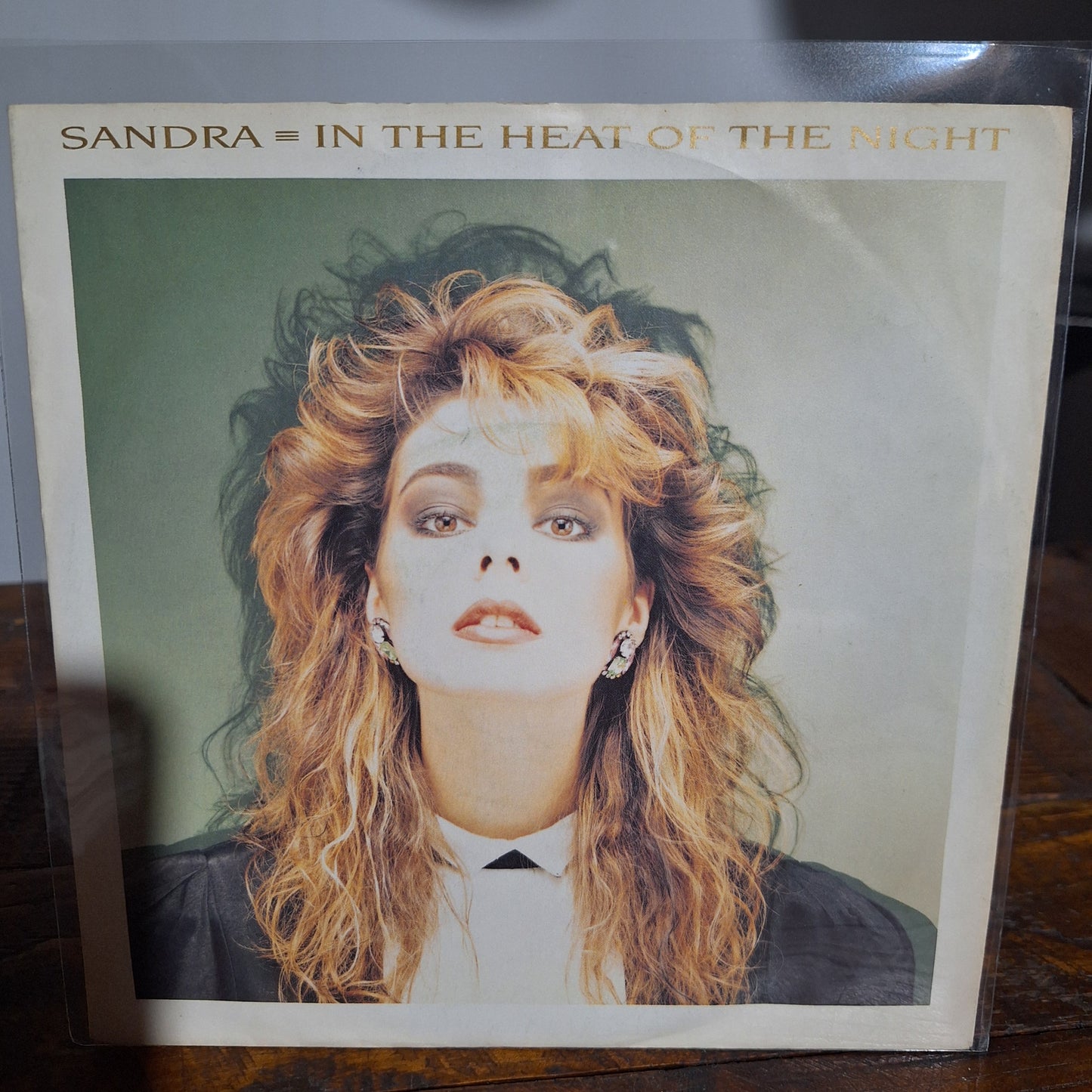 Sandra In the heat of the Night Simple 7" De Epoca VG+