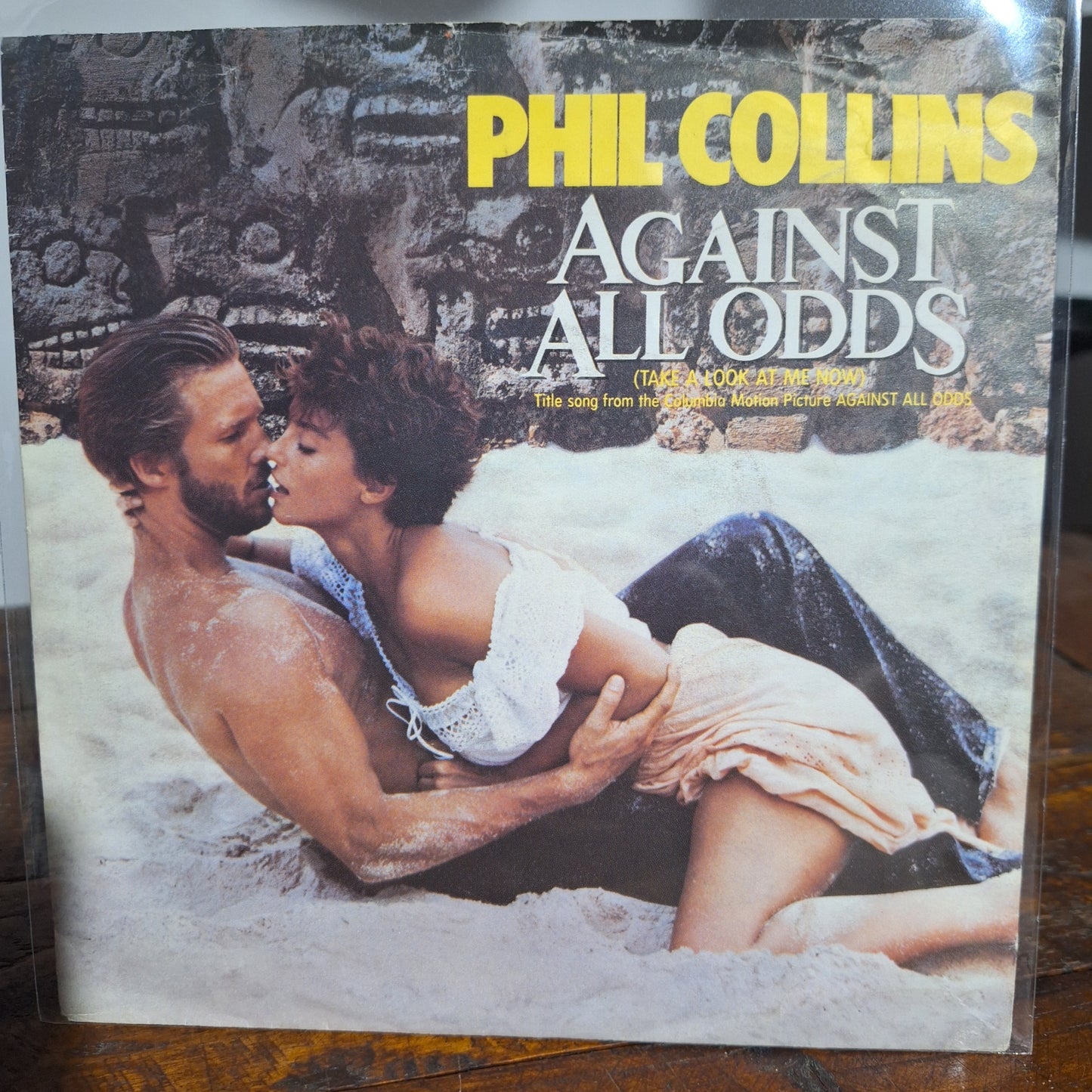 Phil Collins Against All Odds Simple 7" De Epoca VG+