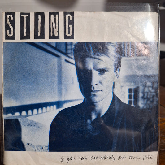 Sting If You Love Somebody Set Them Free Simple 7" De Epoca VG+
