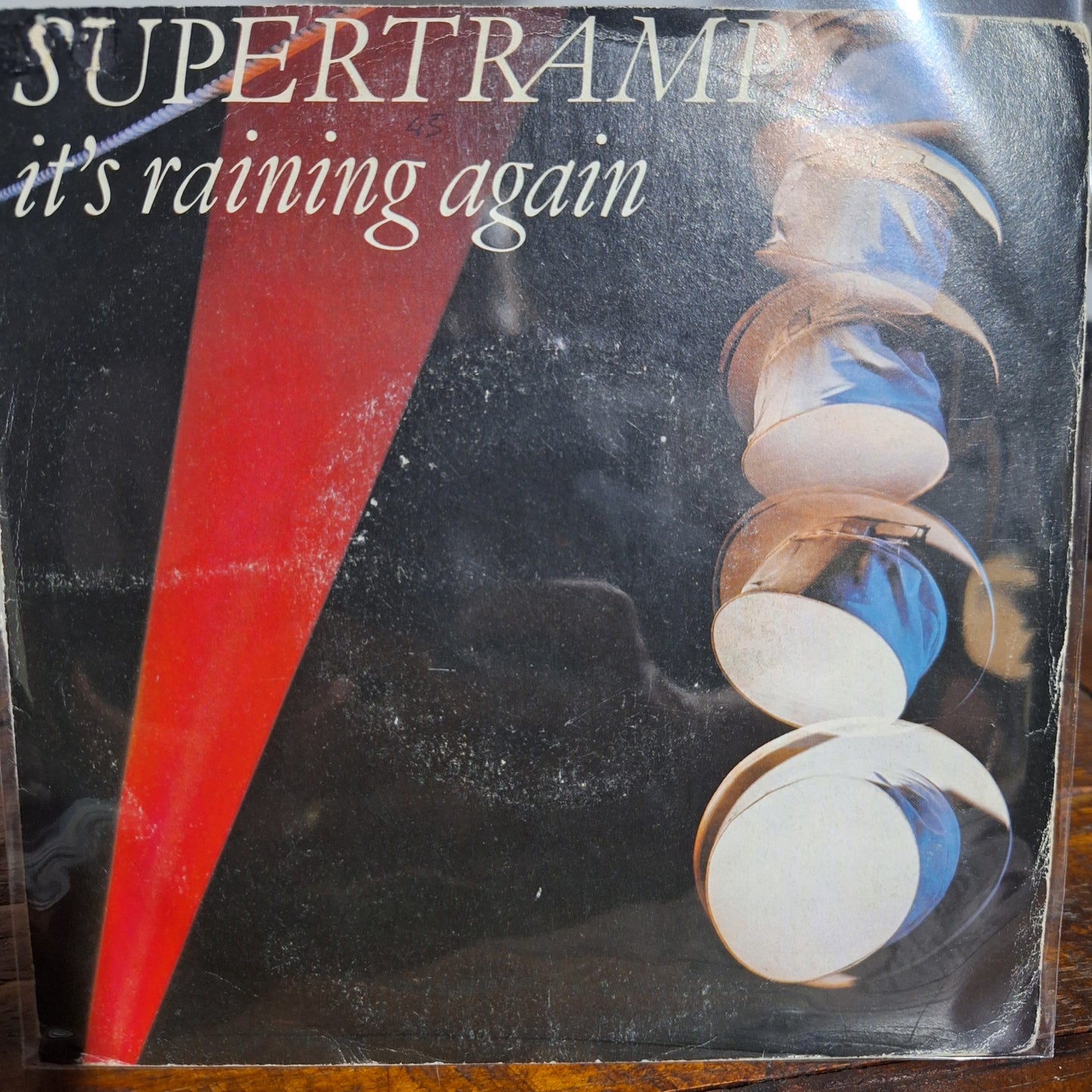 Supertramp Its Raining Again Simple 7" De Epoca VG+