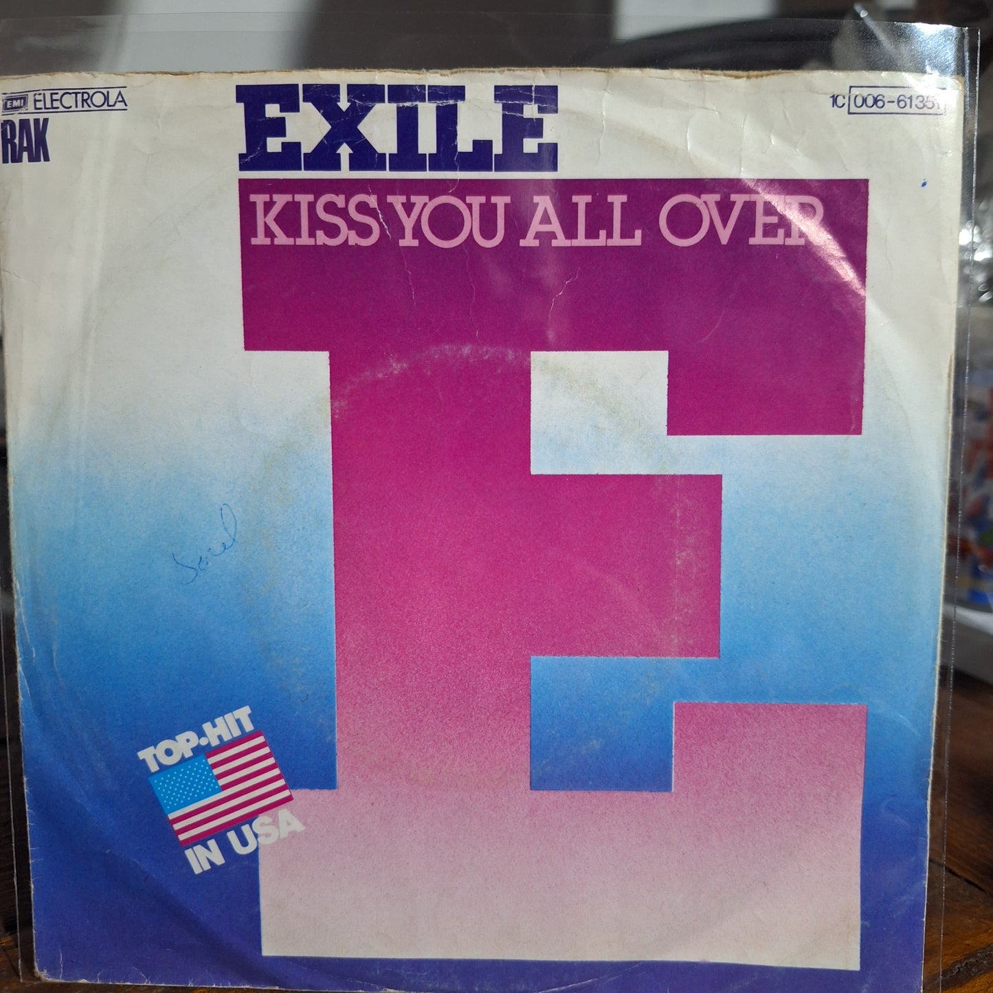 Exile Kiss You all Over Simple 7" De Epoca VG+